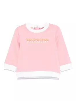 Missoni Kids толстовка с узором зигзаг, розовый