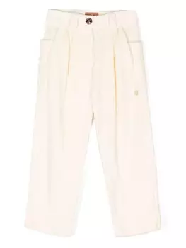 Missoni Kids вельветовые брюки, нейтральный цвет