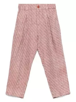 Missoni Kids зауженные брюки, красный