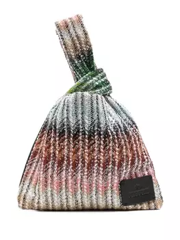 Missoni мини-сумка Knot, белый