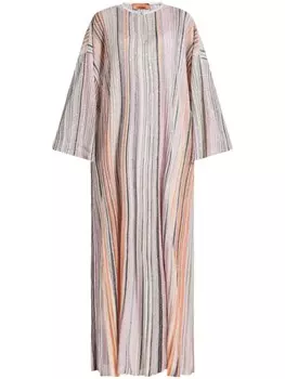Missoni платье с металлическим отливом, серебристый