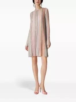 Missoni платье с пайетками, нейтральный цвет