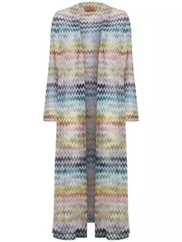 Missoni полосатый карди-пальто, белый