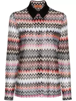 Missoni полупрозрачная рубашка, черный