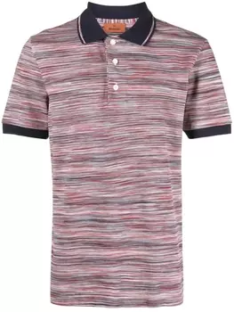 Missoni рубашка поло в полоску, красный