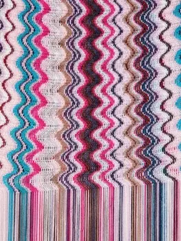Missoni шарф с узором зигзаг, розовый