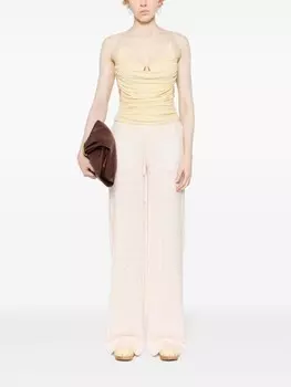 Missoni широкие брюки с узором шеврон, серый