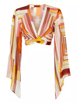 Missoni топ с принтом, оранжевый