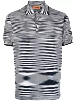Missoni трикотажная рубашка поло, белый