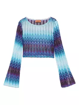 Missoni трикотажный топ, синий