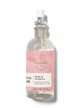 Мист из эфирного масла Rose Vanilla, 5.3 fl oz / 156 mL, Bath and Body Works