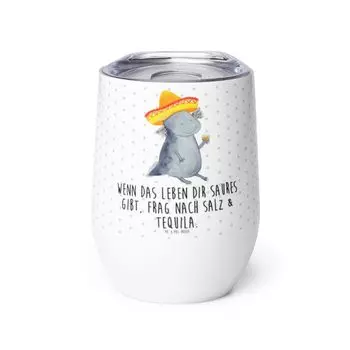 Мистер и миссис Панда Wine Cup Аксолотль Текила - Белая - Подарок, вечеринка, хвостатая амфибия, чашка для вина в дорогу, чашка для глинтвейна, тритон, огненная саламандра, бокалы для вина, праздник Mr. & Mrs. Panda, белый
