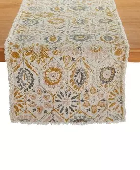 Мистический дорожка в стиле бохо Tableau, бежевый