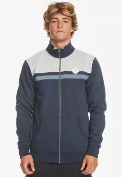 MIT REISSVERSCHLUSS Surf Full Quiksilver, Толстовка на молнии крапчатый темно-серый