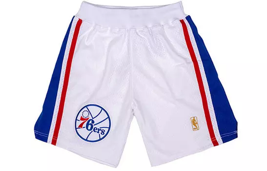 Mitchell Ness Баскетбольные шорты Mitchell & Ness унисекс белые