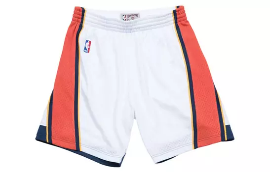 Mitchell Ness Баскетбольные шорты Mitchell & Ness унисекс белые