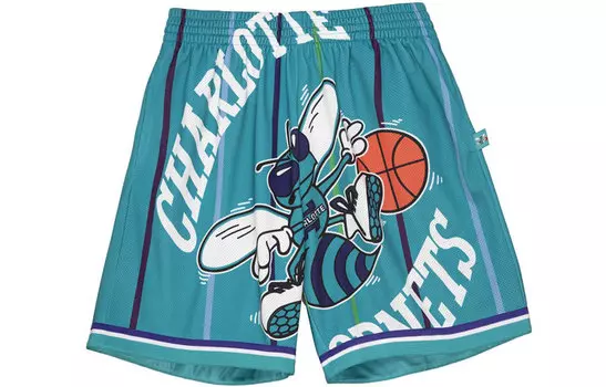 Mitchell Ness Баскетбольные шорты Mitchell & Ness унисекс синего цвета