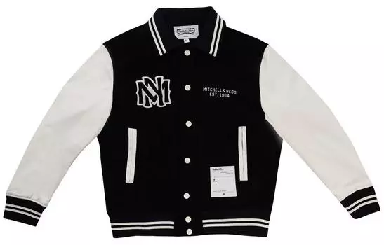 Mitchell Ness Бейсбольная куртка унисекс черная