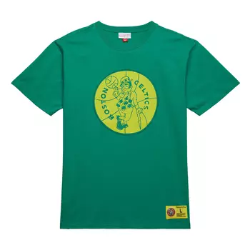 Mitchell Ness Футболка Mitchell & Ness NBA Series, унисекс, зеленая