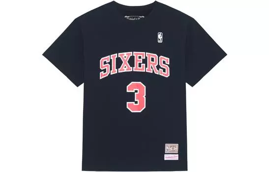 Mitchell Ness Футболка Mitchell & Ness унисекс, черная