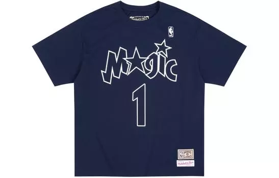 Mitchell Ness Футболка Mitchell & Ness унисекс темно-синяя