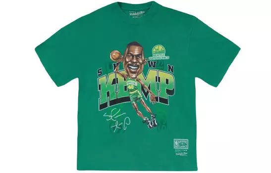 Mitchell Ness Футболка Mitchell & Ness унисекс зеленая