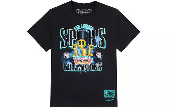 Mitchell Ness Футболка унисекс черные