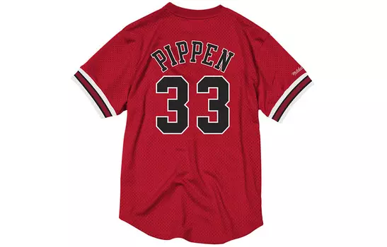 Mitchell Ness Футболка унисекс красные