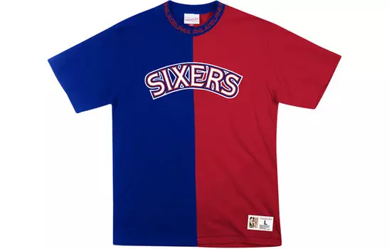 Mitchell Ness Футболка унисекс красные синие