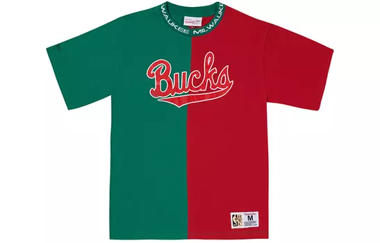 Mitchell Ness Футболка унисекс красные зеленые