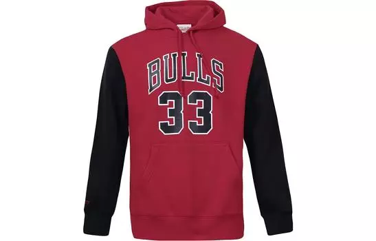 Mitchell Ness Толстовка Mitchell & Ness унисекс Bull Red Black