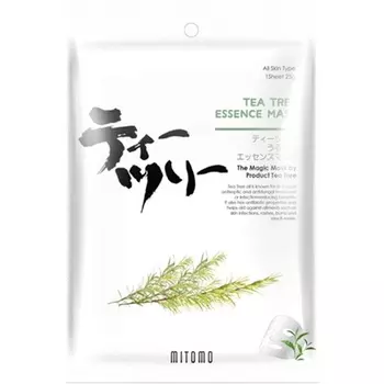 MITOMO Uruuru Маска с эссенцией чайного дерева