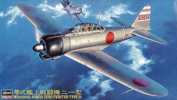Mitsubishi A6M2b Zero Type 21 1:48 Hasegawa JT43