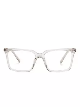 Miu Miu Eyewear очки в прозрачной оправе, белый