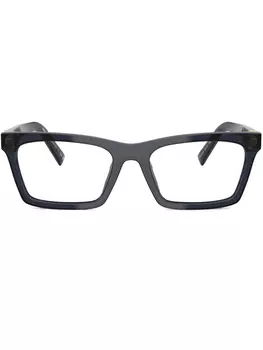 Miu Miu Eyewear очки в прямоугольной оправе, синий