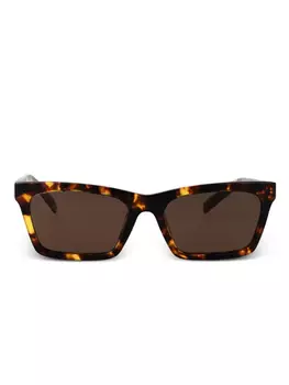 Miu Miu Eyewear tortoiseshell солнцезащитные очки, коричневый