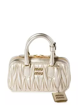 Miu Miu мини-сумка Arcadie, золотой