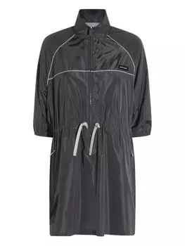 Miu Miu платье с кулиской, серый