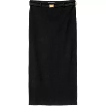 MIU MIU Повседневная длинная юбка женская черная