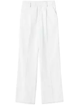 Miu Miu прямые джинсы Chambray, синий