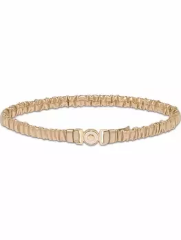 Miu Miu ремень с пряжкой, золотистый