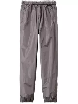 Miu Miu спортивные брюки с нашивкой-логотипом, серый