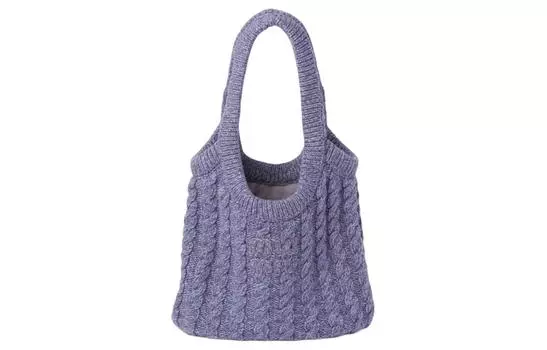 MIU MIU Сумка-шоппер, сумка-шоппер, сумка через плечо, женская сумка цвета глицинии и фиолетового цвета