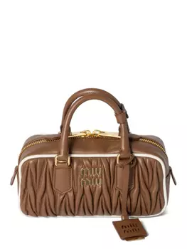 Miu Miu сумка-тоут Arcadie, коричневый