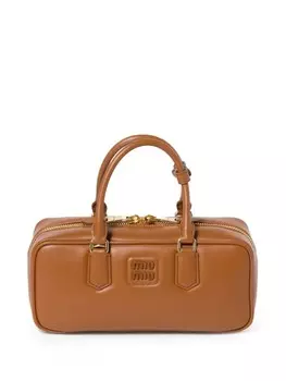 Miu Miu сумка-тоут Arcadie, коричневый