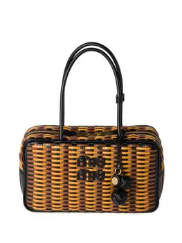 Miu Miu сумка-тоут Beau, черный