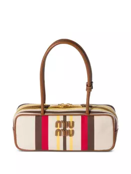 Miu Miu сумка-тоут Beau, нейтральный