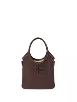 Miu Miu сумка-тоут Ivy, коричневый
