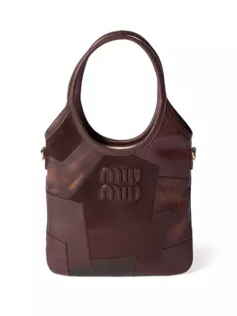 Miu Miu сумка-тоут Ivy, коричневый