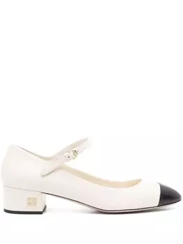 Miu Miu туфли на каблуке, белый